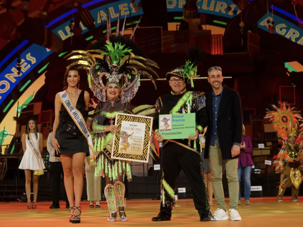 Chaxiraxi gana el primer premio de presentación del concurso de agrupaciones musicales de Santa Cruz de Tenerife 2025.