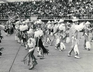 Grupo del Carnaval en una antigua actuación.