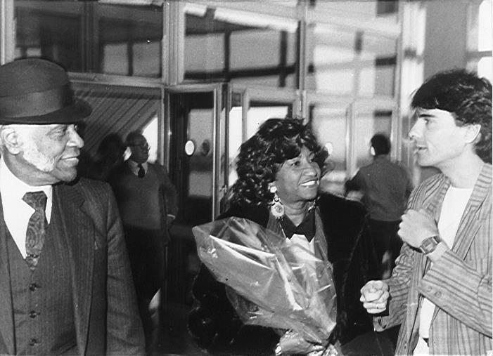 La cantante Celia Cruz y su esposo, Pedro Knight.