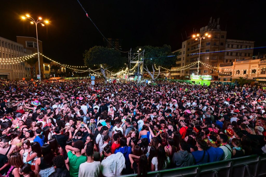 Noche de carnaval.
