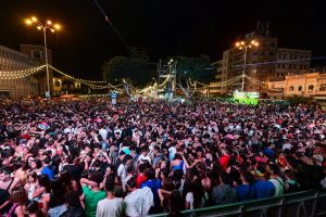 Noche de carnaval.