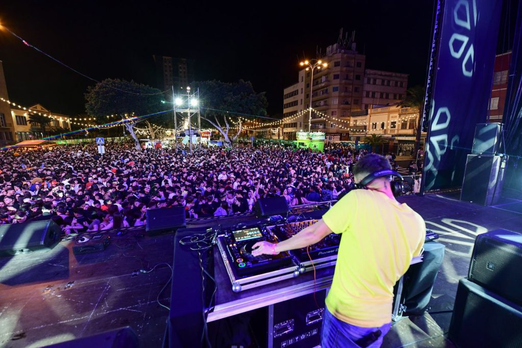 Noche de carnaval.