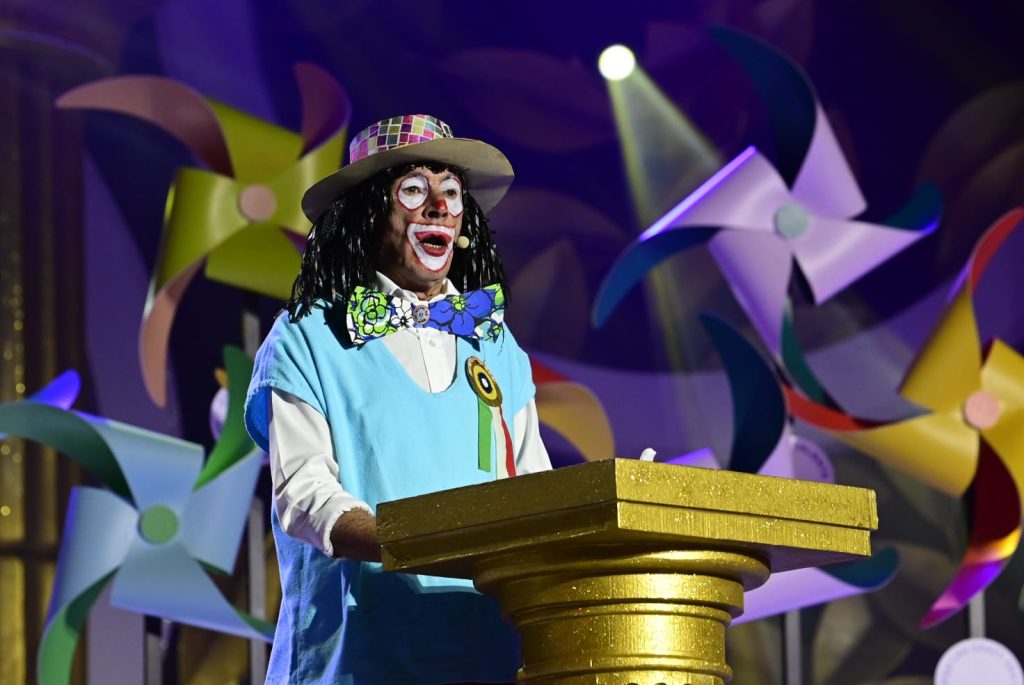 Momento del pregón del Carnaval de Las Palmas.