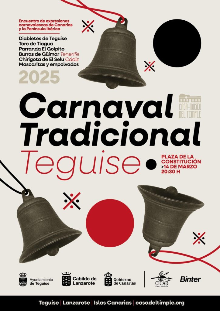 Cartel Carnaval Tradicional de Teguise.