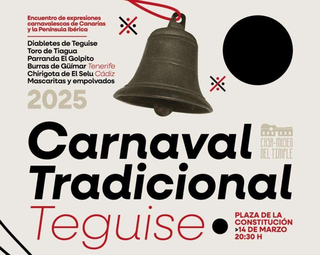 Cartel Carnaval Tradicional de Teguise.