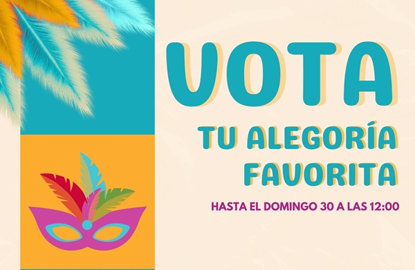 Anuncio votaciones carnaval Maspalomas