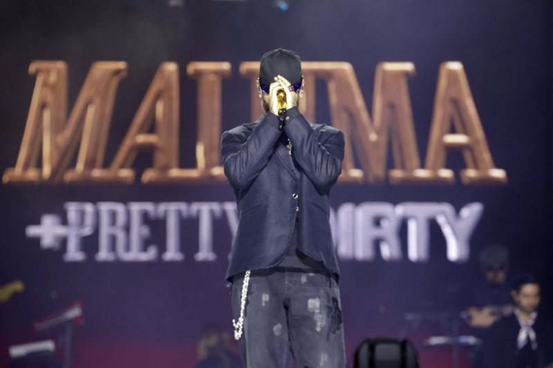 Concierto de Maluma en el Carnaval de Las Palmas.