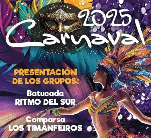 Cartel presentacion del Carnaval de Playa Blanca.