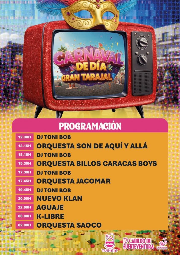 Cartel Carnaval de Día de Tuineje. 