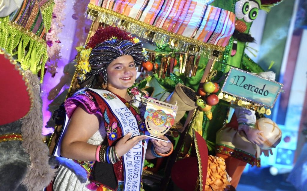 Reina Infantil del Carnaval de Maspalomas.
