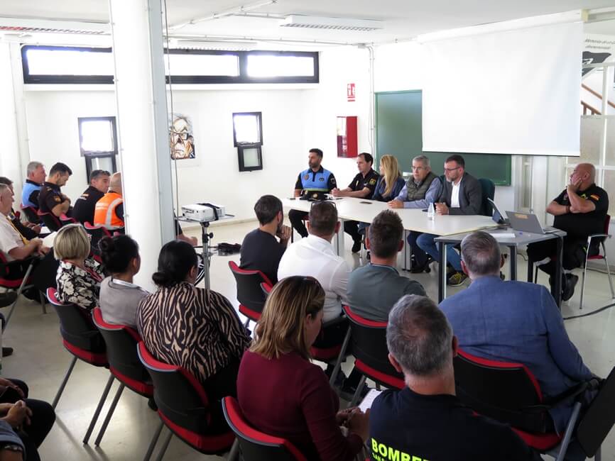 Reunión de seguridad.