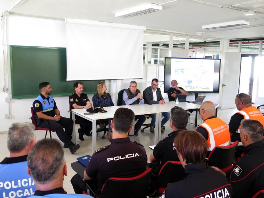 Reunión de seguridad.