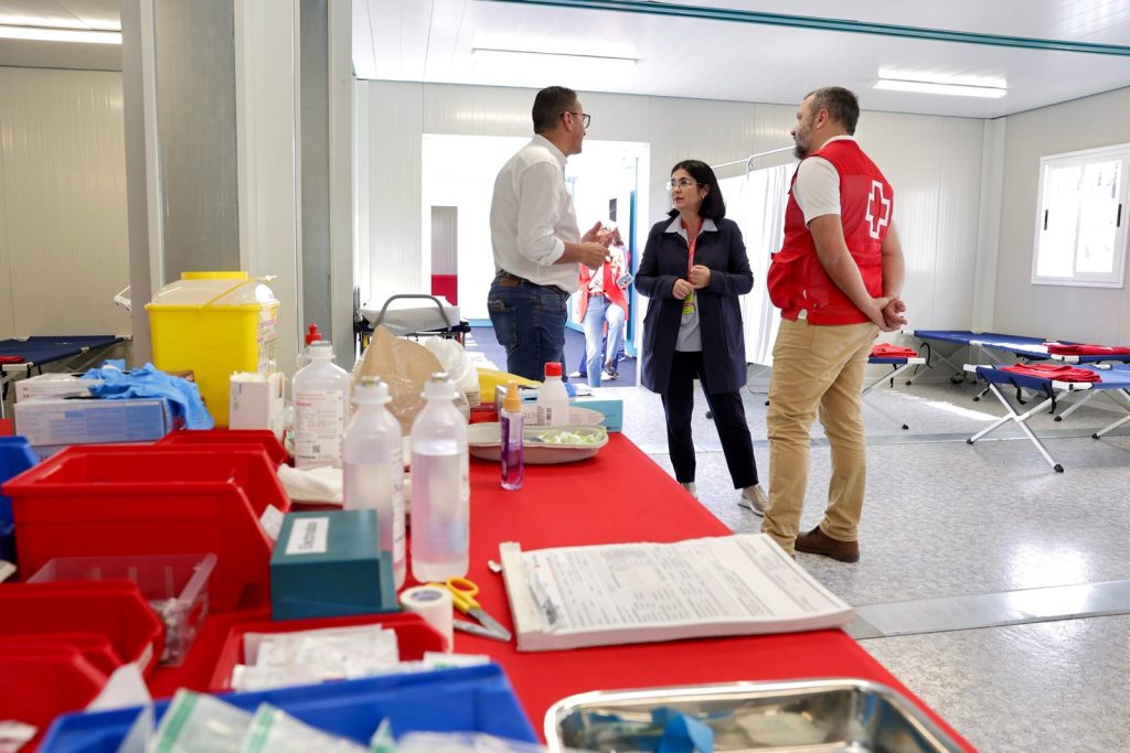 Alcaldesa visita las intalaciones.