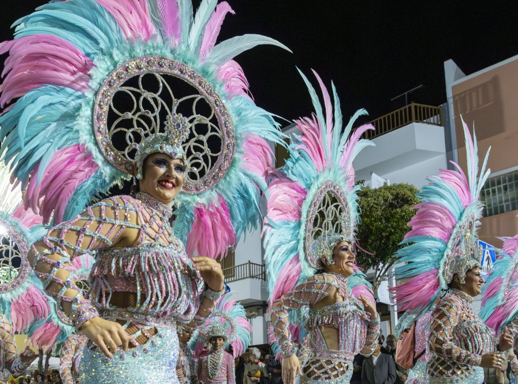 Desfile del carnaval de Agüimes.
