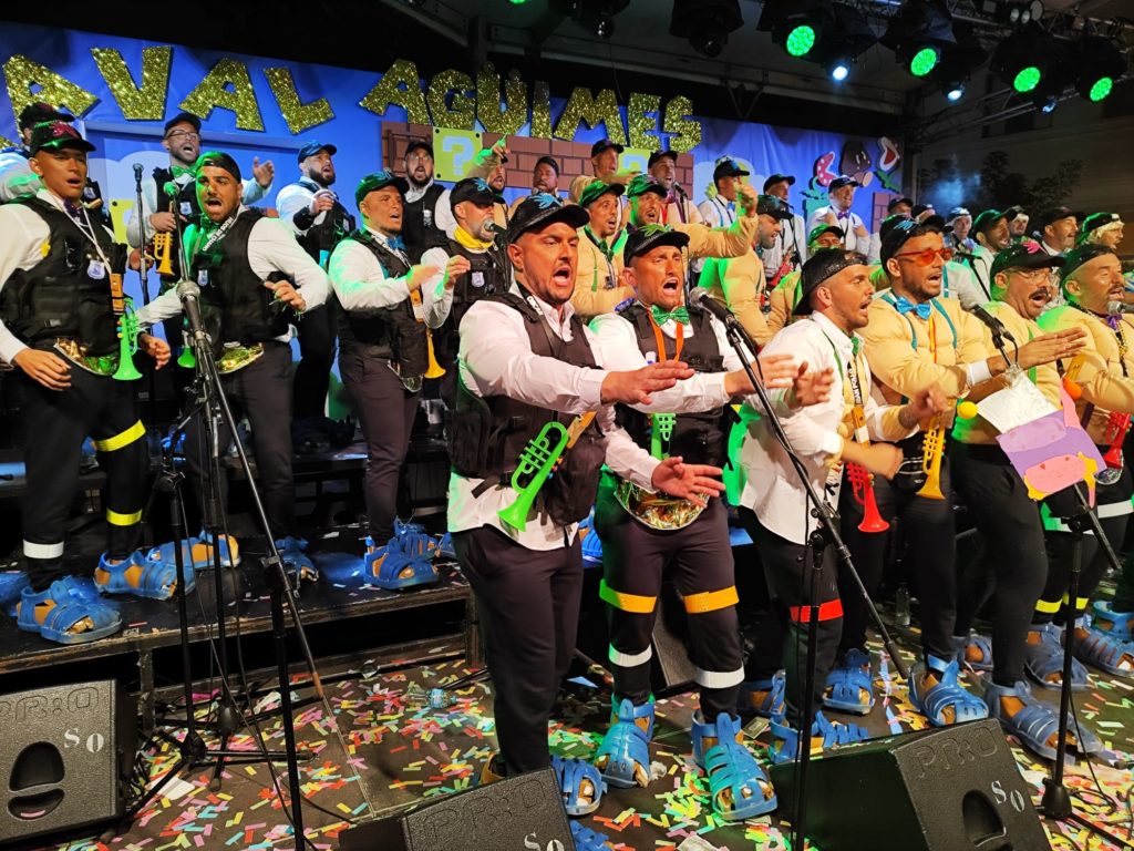 Murga ganadora del Carnaval de Agüimes.