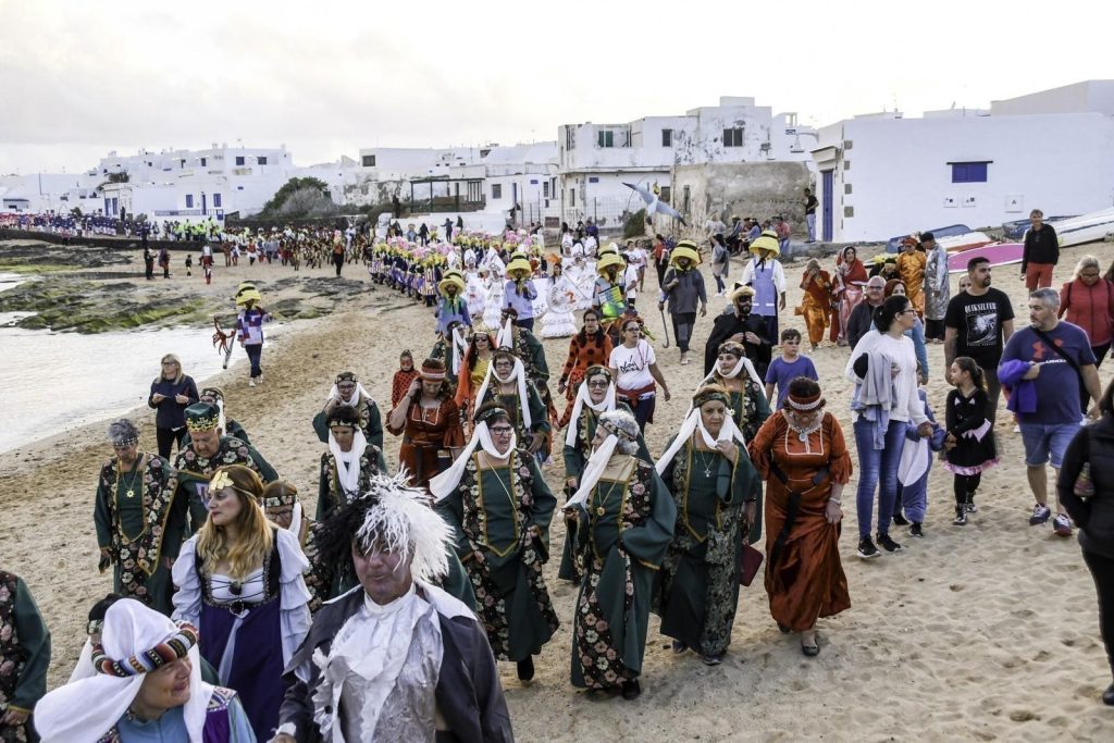 La Graciosa carnaval de Teguise.