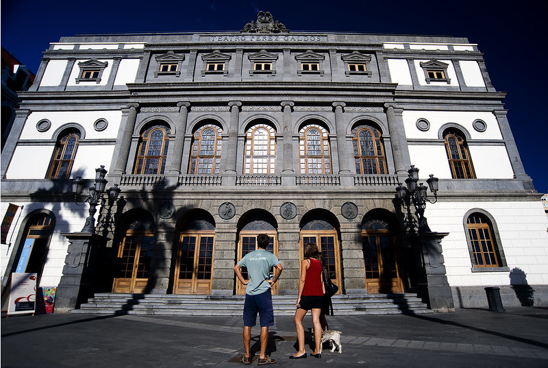 Fachada del Teatro Pérez Galdós.